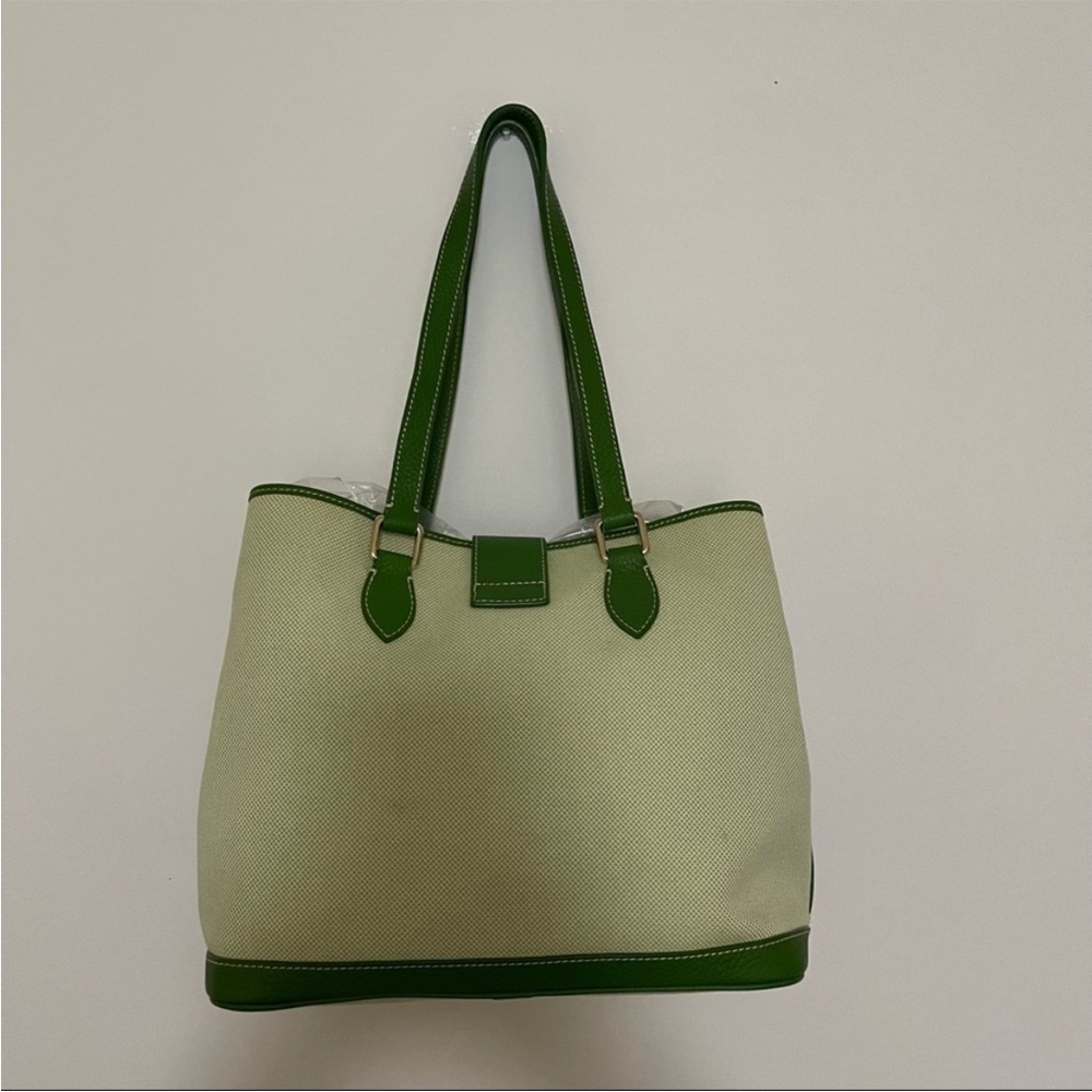 Dooney & Bourke 1975 LN26C Green Handbag Tote Purse - Picture 2 of 9